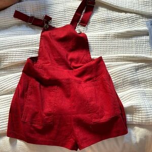 NWT Red short romper